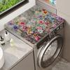 Красочный цветочный пылезащитный коврик для стиральной машины - Нескользящий, простой в уходе и солнцезащитный.