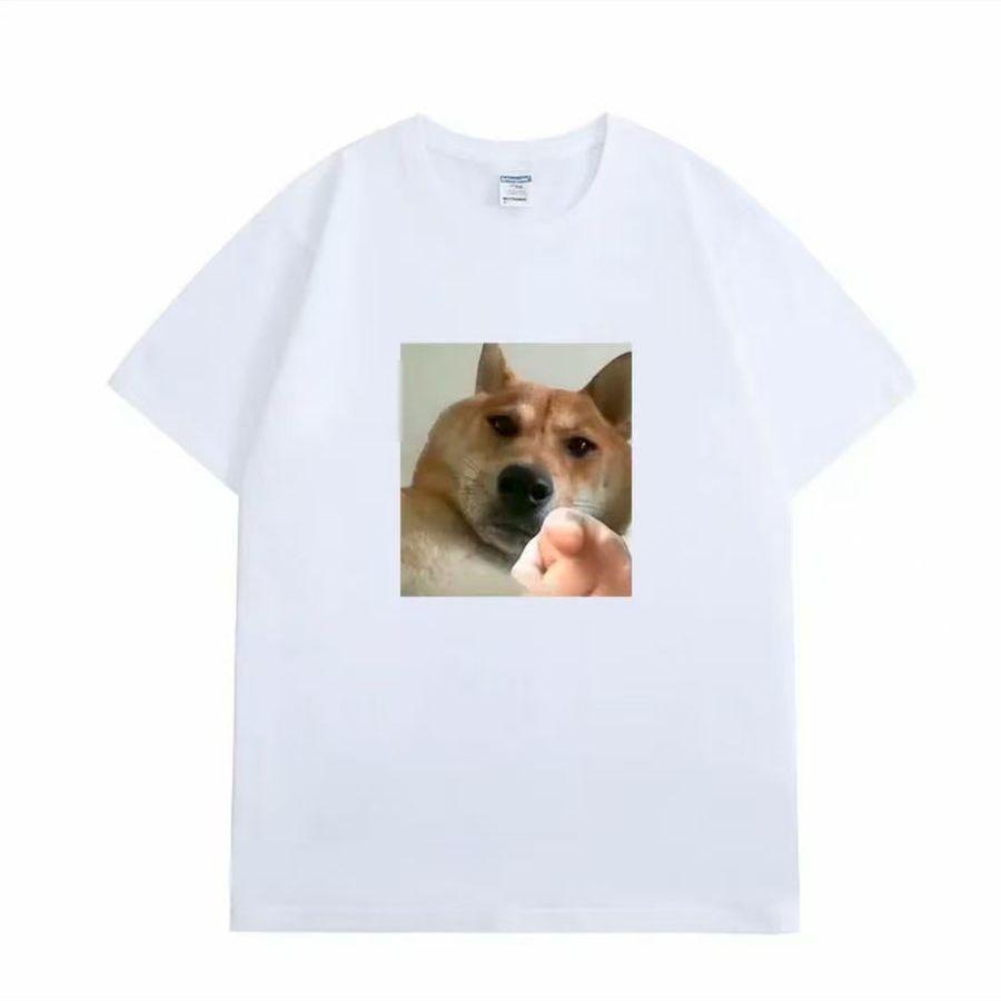 Забавная мужская футболка с принтом собаки, летняя винтажная кавайная, мужская, женская, для серфинга, пляжная, унисекс, дышащая, повседневный топ