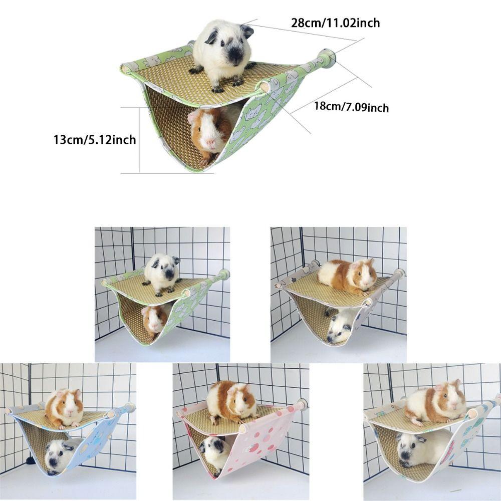 Cool Mat Pet Hammock Breathable Hamster Jumping Platform Pet Supplies Hanging Nest Cage Accessory