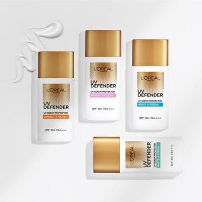 L'Oréal Paris Солнцезащитный крем UV Defender 50 мл 4 вида (Ежедневный/Тонизирующий/Без масла/Аква)