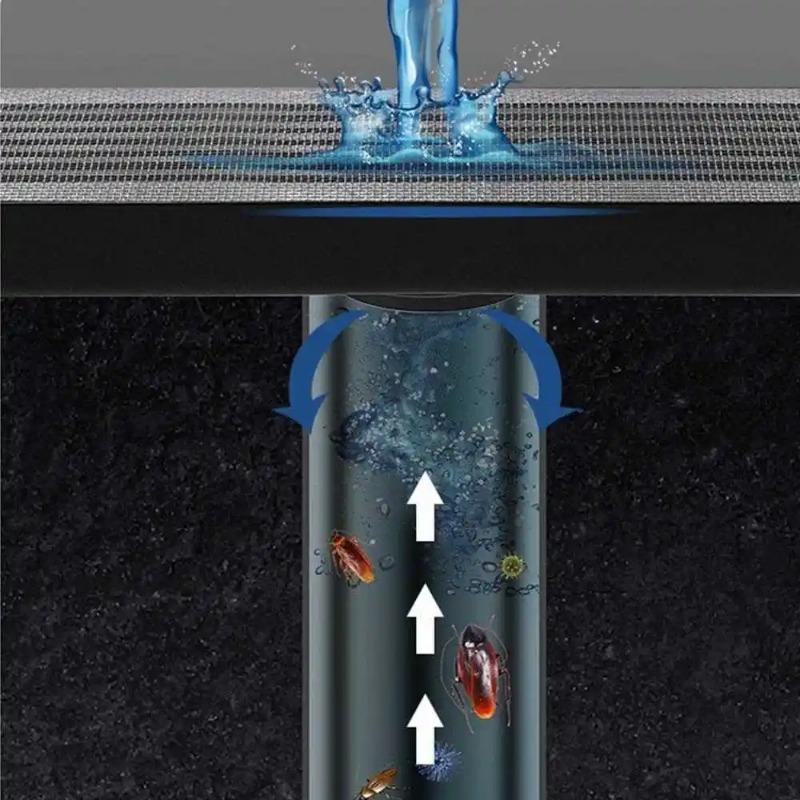 Самоклеящиеся наклейки для сливного отверстия в полу, фильтр для сливного отверстия в ванной, душевой кабине, фильтр для улавливания волос, заглушка для сливного отверстия в кухонной раковине