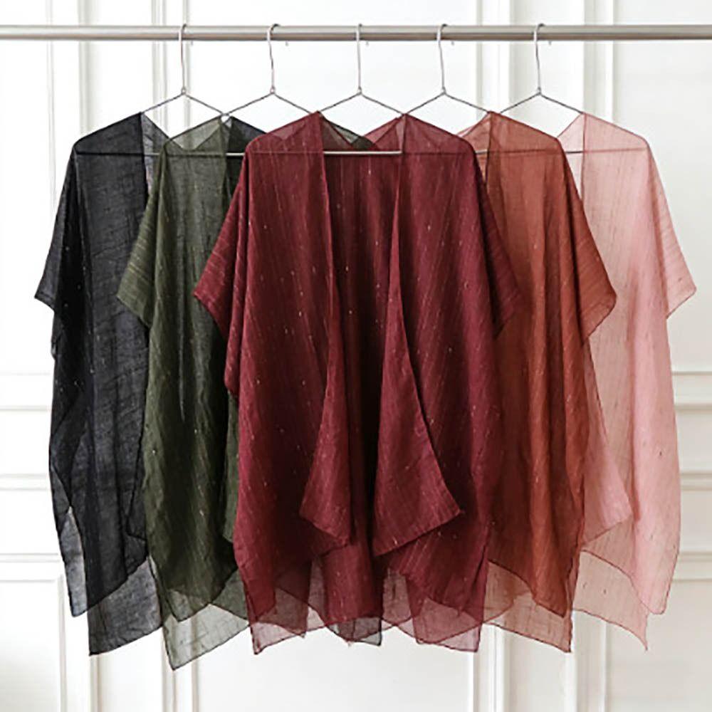 Lightweight Summer Scarf Breathable Lightweight Shawl Fashionable Women Tulle Shawl For Women