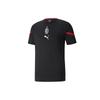 AC Milan Pre-Match Training Football Short Sleeve T-Shirt Unisex Tops Black 764442-05