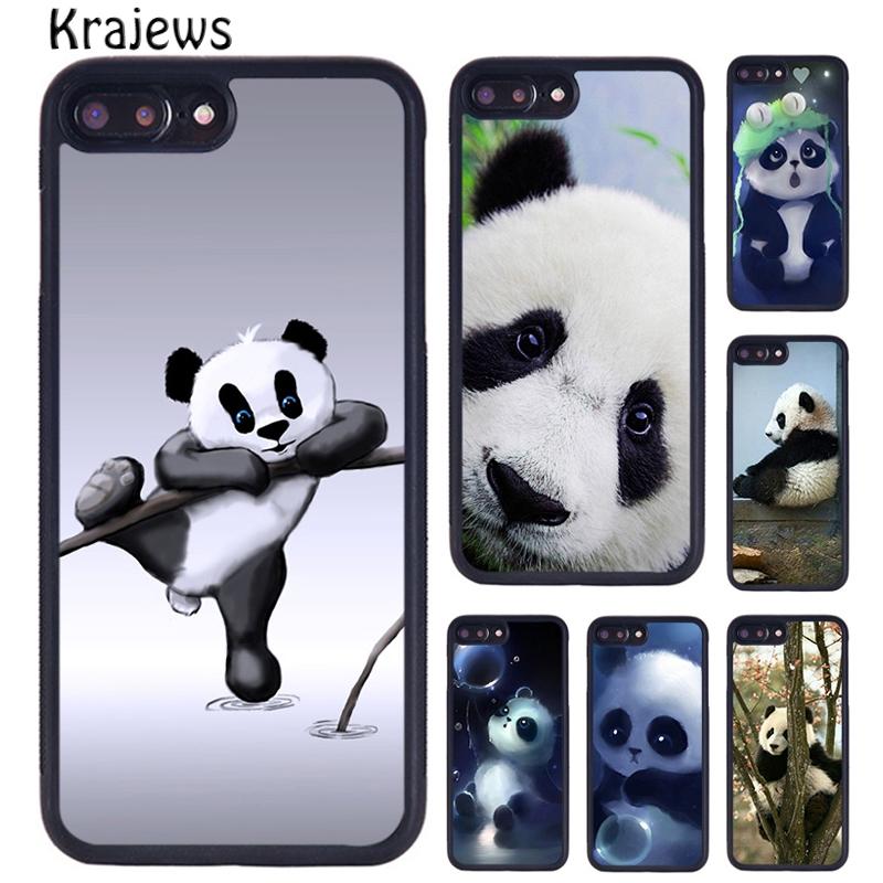 Krajews Cute Baby Panda For iPhone 17 Air 16 Phone Case Cover 15 14 plus 12 13 pro max coque