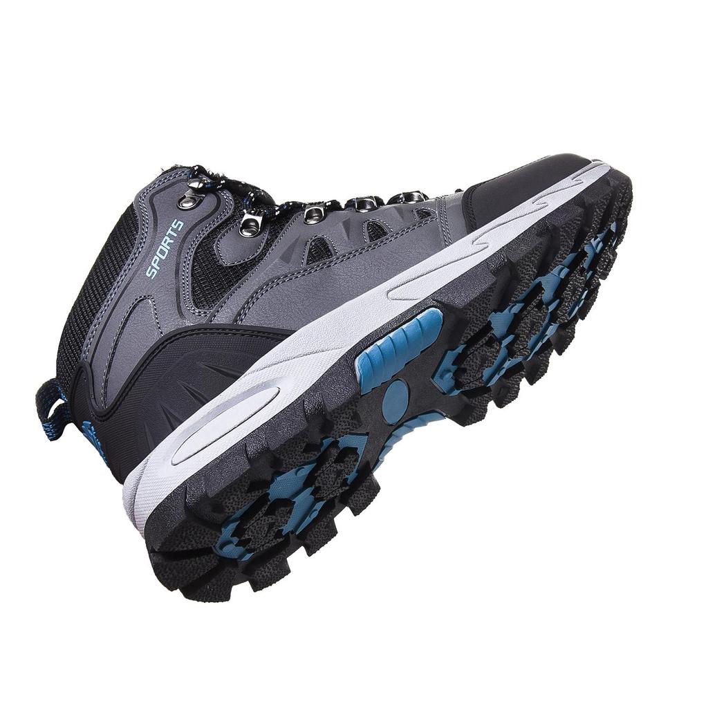 Мужские и женские высокие походные ботинки, нескользящая водонепроницаемая и бархатная теплая походная обувь, женские зимние кроссовки