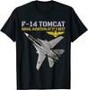 F-14 Tomcat в действии. Военно-морская авиация во всей красе. Мужская футболка с коротким рукавом, повседневная, хлопковая, с круглым вырезом, летняя рубашка