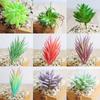 Mini Succulents Artificial Plant Fake Diy Home Office Desk Garden Decor Floral