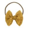Baby Headband Headband Children's Versatile New Creative Chiffon Bronzing Bow Hair Accessories Headband Little Princess