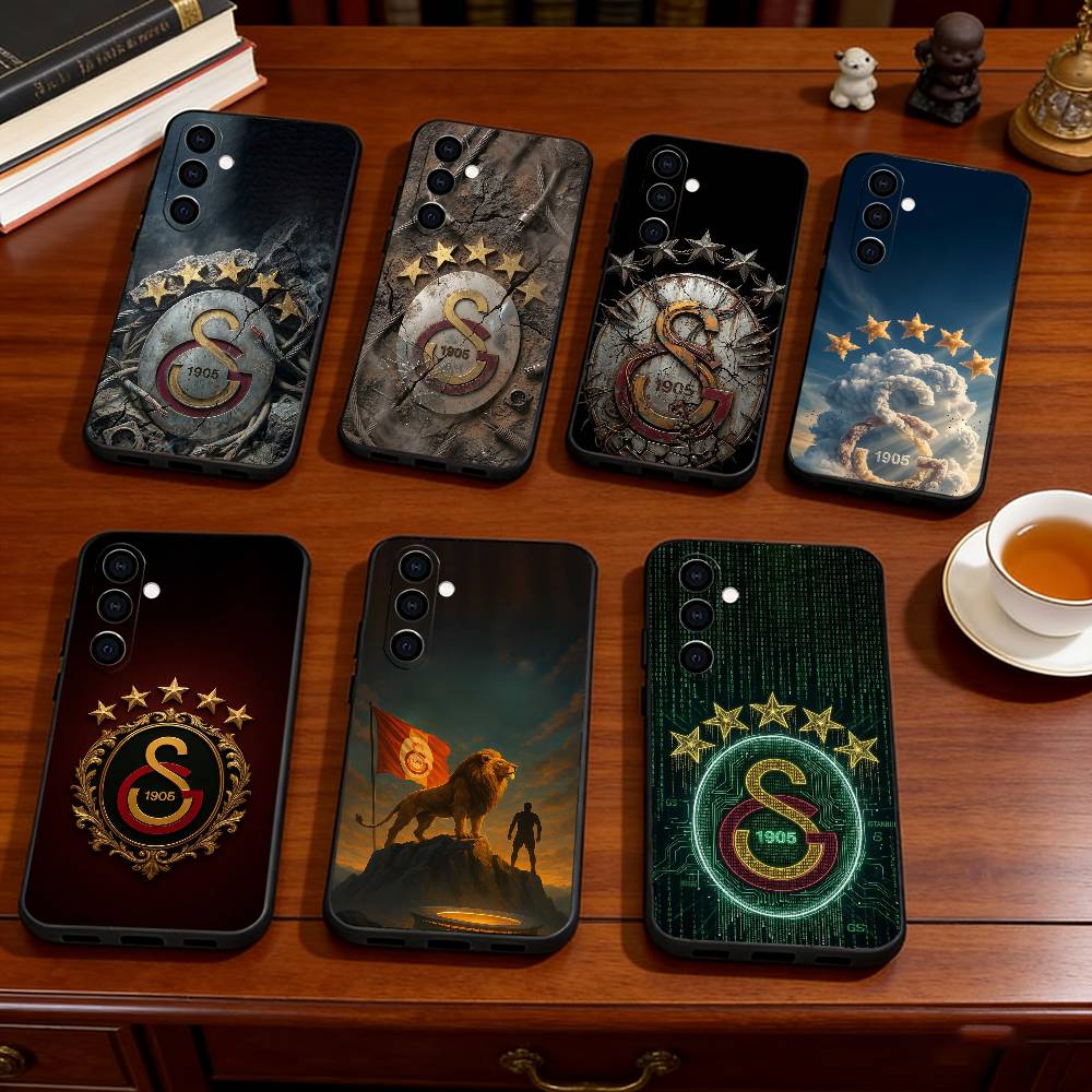 Чехол для телефона G-Galatasaray SK 1905 Edition, черный, силиконовый, мягкий, для Samsung Galaxy A73, A72, A71, A70, A53, A52, A51