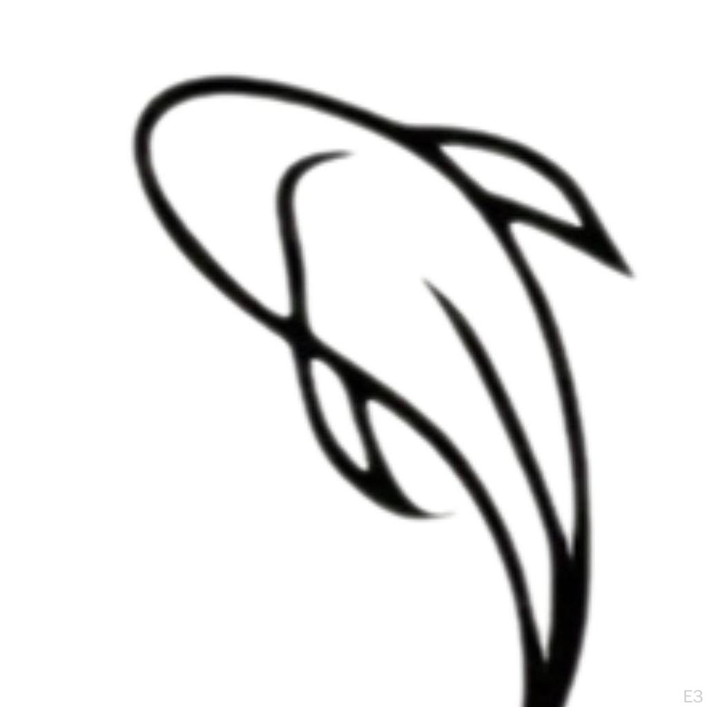 2 Металлические настенные скульптуры Кои, Декор, Креативные подарки, Абстракция, Подвески, Минималистичная линия