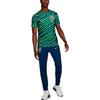 Nike Футболки мужские Зеленые С круглым вырезом Умеренный прямой крой DM9544-490