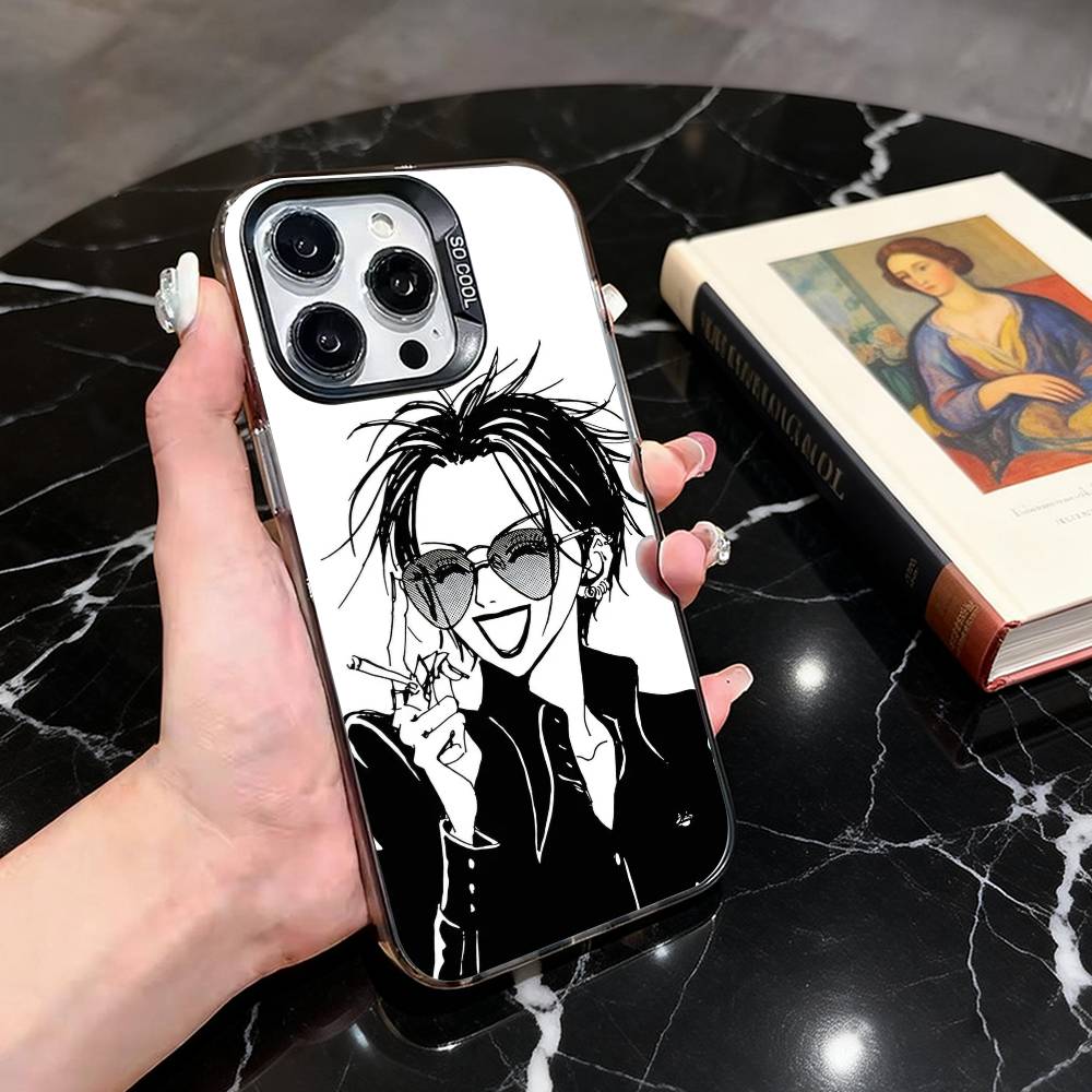 Крутая девушка O-Osaki NO N-Nana-es Чехол для телефона для iPhone 17,16,15,14,13,12,11 Plus,Pro Max,XS,Красочный Серебряный Чехол для телефона Funda Cover