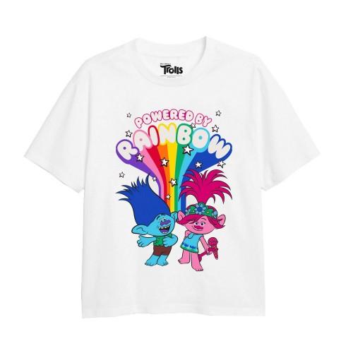 Trolls Girls Powered By Rainbows T-Shirt