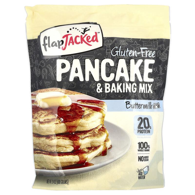 Gluten-Free Pancake and Baking Mix, Buttermilk, 24 oz (680 g)