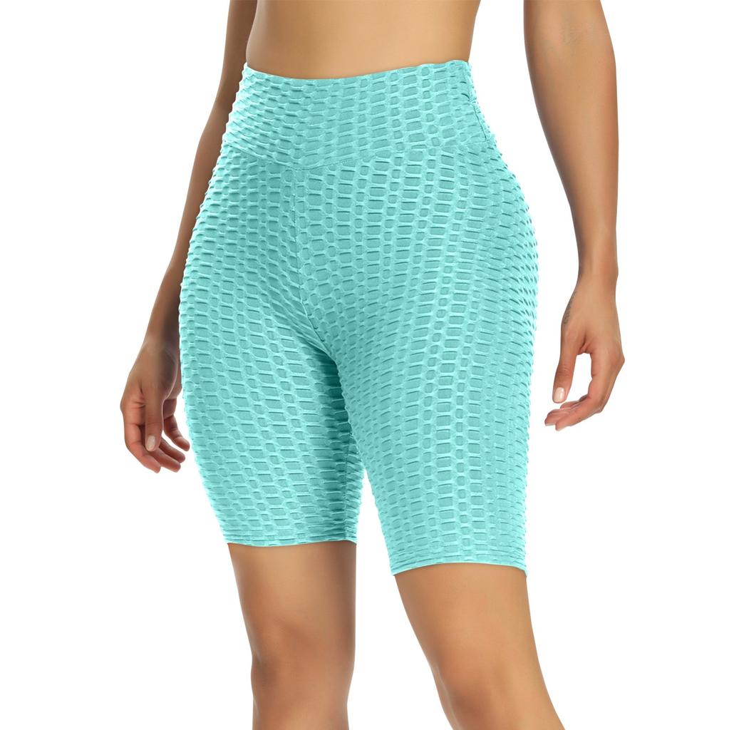 Women's Sexy Capris, Yoga, Fitness, Peaches,buttocks, Bubble Sports Leggings, No Pockets