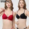 French Style Women's Bra Embroidered Lace Bra Women's Gathering Red Bra Sexy Anti Sagging Bra