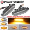 LED Dynamic Turn Signal Light Side Marker Lamp Repeater Signal Lights For Nissan Qashqai Dualis Juke Micra March Micra