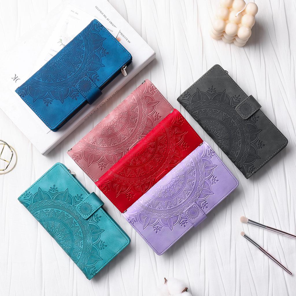 Кожаный чехол для Samsung Galaxy A16 A36 A56 A52 A72 A32 A22 A12 A13 A23 A33 A53 A73 A15 A35 A55 A51 A71 с держателем для карт Кошелек Обложка