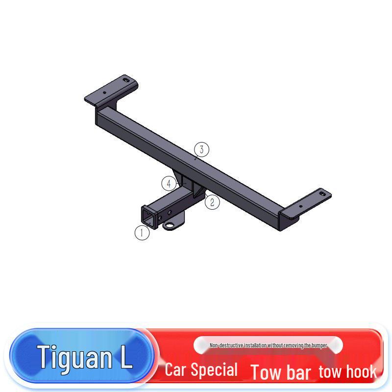 Volkswagen Tiguan L PRO Фаркоп Задний крюк для модификации буксировки