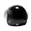 Мотоциклетный шлем-джет с пузырьковым щитком, стандартное оборудование, соответствует знаку SG, свободный размер [B&B] Черный/Белый BB-004