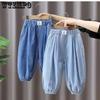 Boys Jeans All-match Casual Pants Children's Pants Trousers Spring and Autumn Casual Pants Loose Printed Jeans