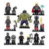 8 Pcs Avengers Hulk Minifigures Building Blocks Toys-1a