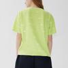 Fila Logo Print Fashion Trendy Casual Loose Round Neck Short Sleeve T-Shirt Women T-Shirt Bright-Liquid-Green F11W128156FLG