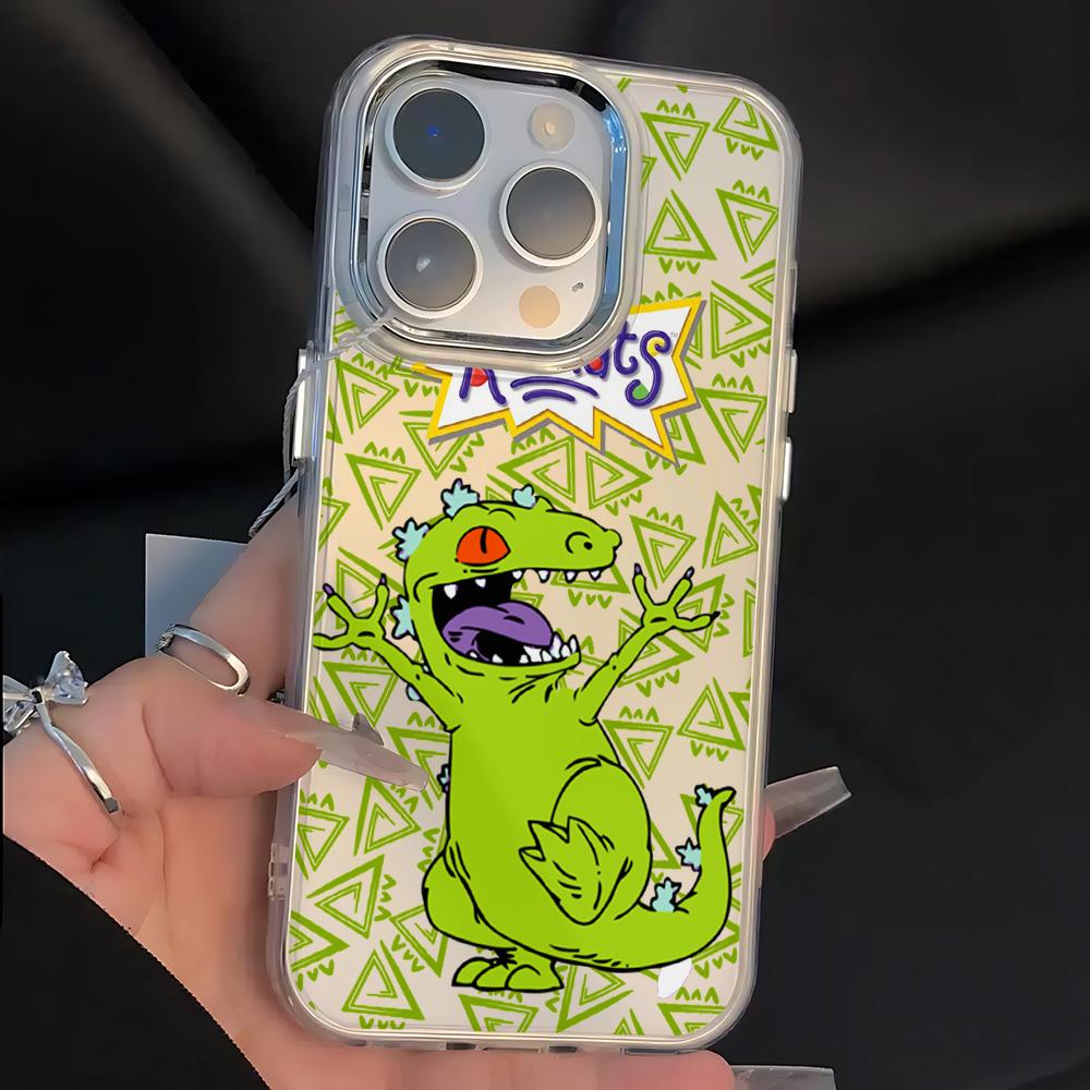 Cartoon R-Rugrats Dinosaur Hot Phone Case for Samsung Galaxy S25 S24 S23 S22 S21 S20 Note20 FE Ultra Edge Plus 4G 5G Soft Cover