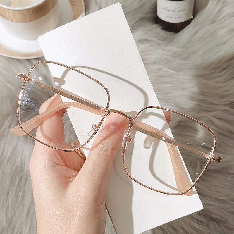 Anti-Blue Light Myopia Glasses Unisex Finished Product Versatile Fashionable Street-Style Photography Eyewear 0 To -4.0