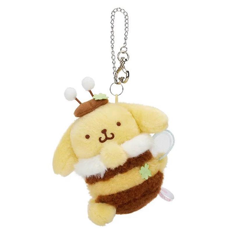 Flower Field Whispers My Melody My Sweet Piano Kuromi Plush Pendant Keychain Backpack Accessories Keychain Girl gif