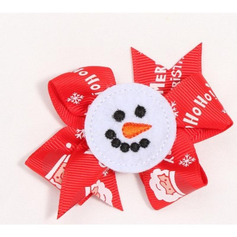Детские заколки для волос в виде лося, Санта-Клауса, рождественской елки, заколки для волос для маленьких девочек, рождественские аксессуары для волос, рождественские заколки для волос