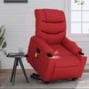 VidaXL Electric Massage Recliner, Relaxation Chair with Adjustable Backrest and Footrest, Salon Seat 3206625