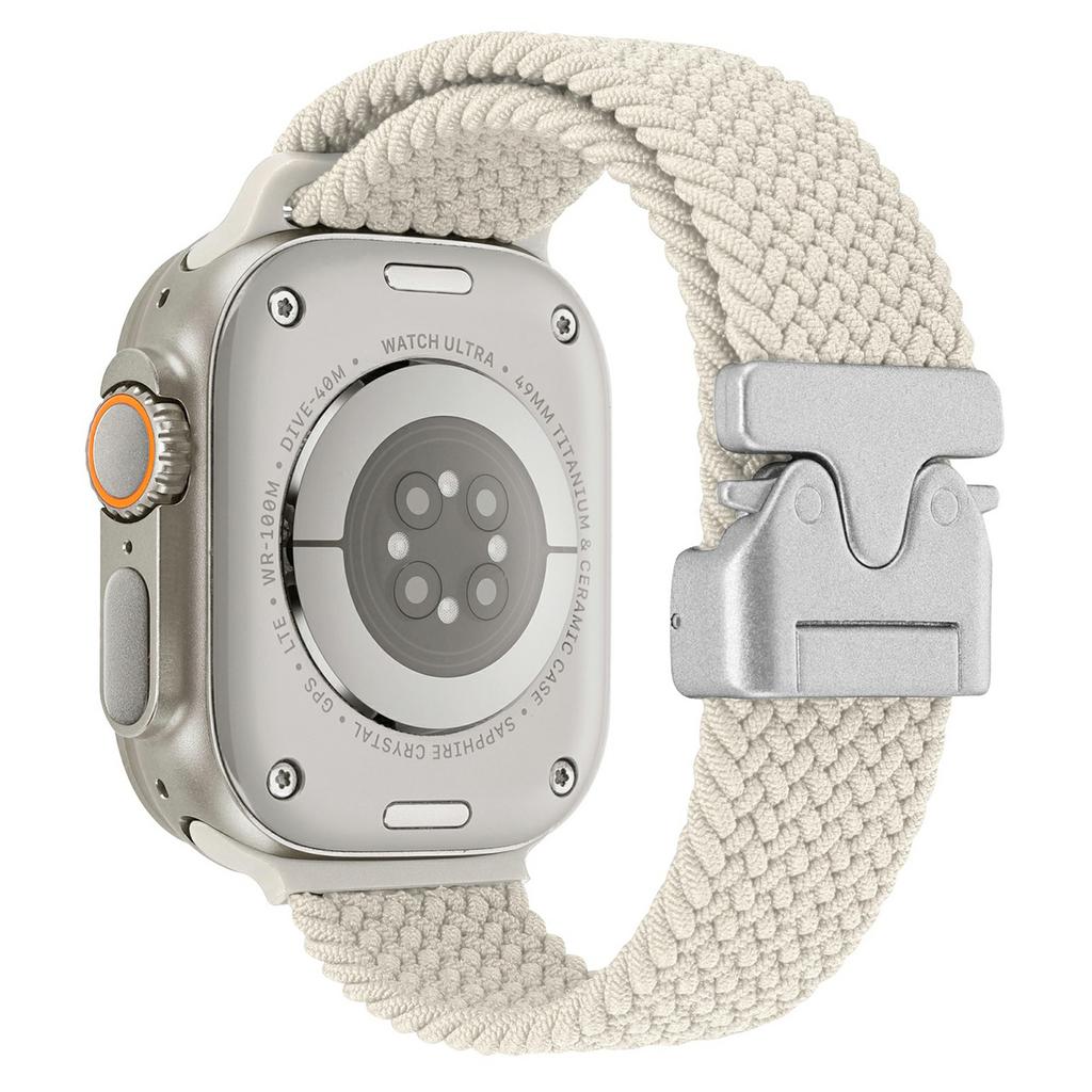 Wrist Strap for Apple Watch Series 10 9 8 7 SE 6 5 4 3 2 1 42mm 41mm 40mm 38mm Parachute Buckle Nylon Braided Watch Band