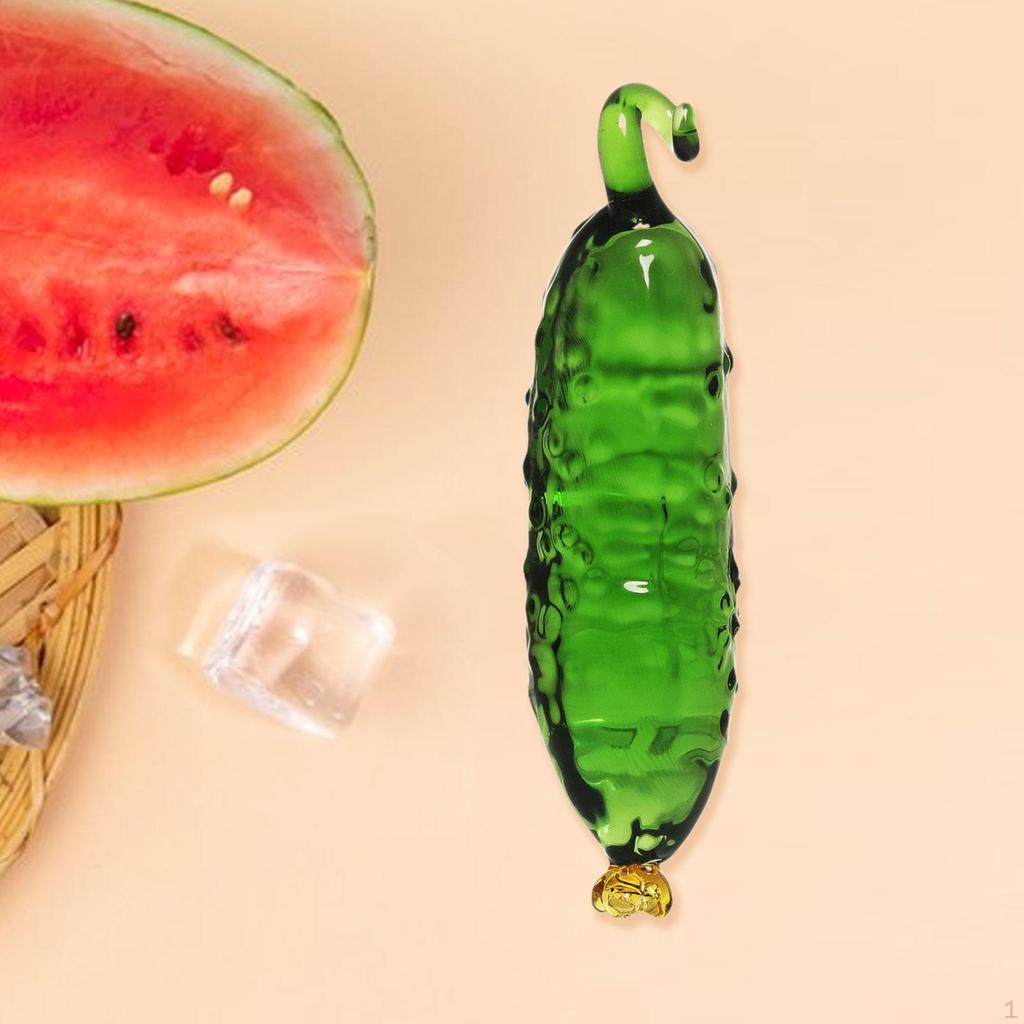 Decorative Fruits Figurines Chirstmas Decor Multicolor Creative Collectible Display Props Crystal