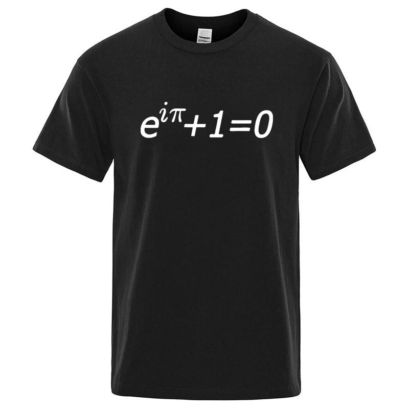 Unisexs High Quality Tshirt Cotton Blend Funny Mathematical Design Print Summer Casual Loose For Unisex Tshirt Male Hip Hop Tops