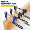 6/10/12/18inch Wood Clamp Set Quick Release and One-Hand Operation Heavy-Duty Bar Clamp Tool Spreader for Woodworking
