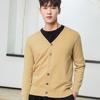 Мужской верхний кардиган Шерстяной свитер Весна и Осень Тонкий раздел Свободный Кашемировый свитер Вязаный свитер Куртка Тренд Молодежный