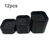 Furniture Raisers 12 PCS Adjustable Heavy Duty Supports for Sofas Chairs Desks with Non Slip Bottom to Prevent Floor Damage
