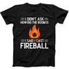DM I Cast Fireball DND Dragon Dungeon Master Wizard Gift Tee Black T Shirt 263