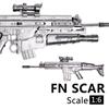 Масштаб 1/6 FN Scar HK416 M14 M82A1 Армия США Военное Оружие Солдат SWAT Фигурка Действия Сборная Модель Игрушка