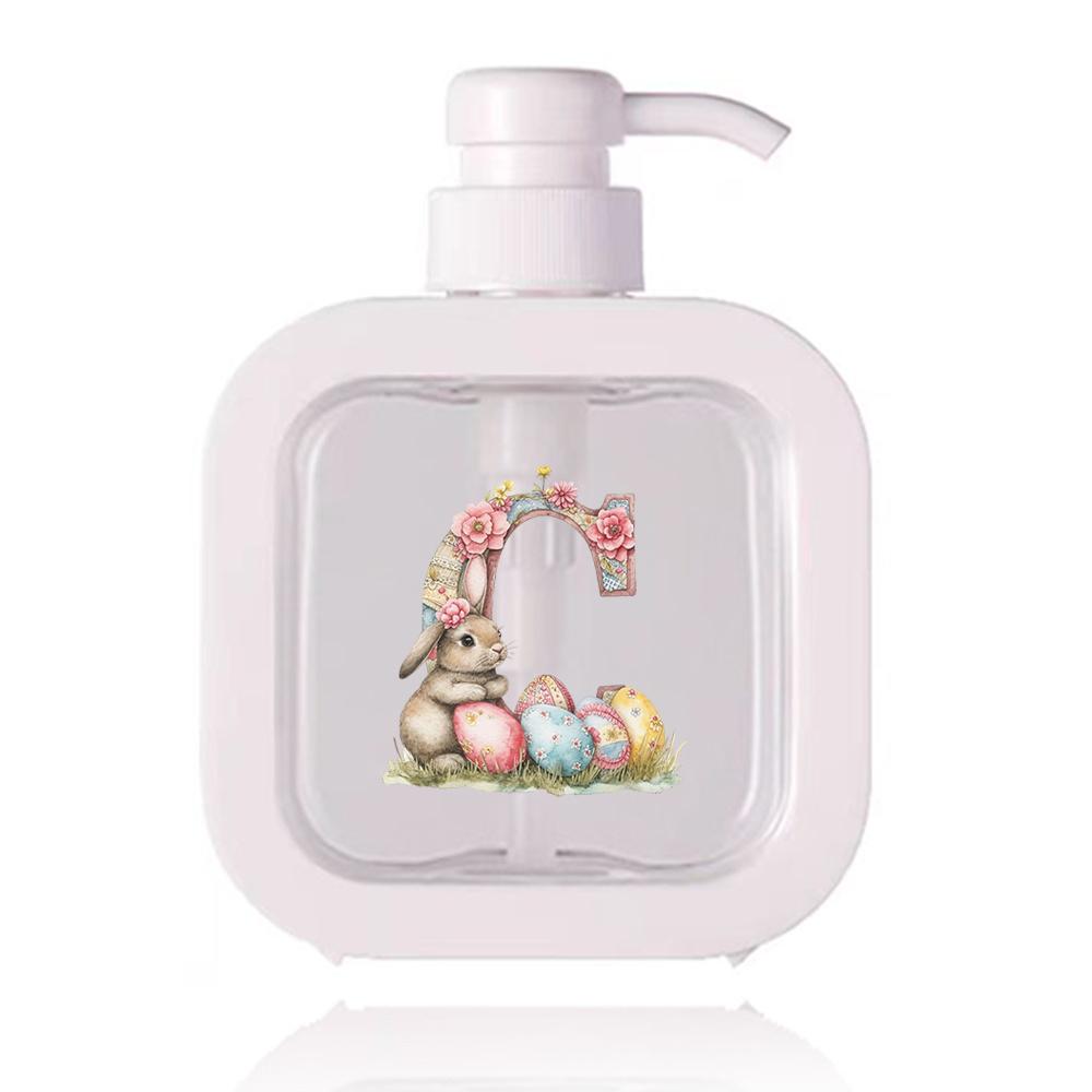 500ml Refillable Lotion Pump Bottle Empty Plastic Dispenser Leakproof Portable for Body Lotion Hand Wash Shower Gel Office Gift