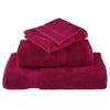 VidaXL Premium Washcloths SOLUND 2 Pieces Bordeaux 30 X 30 Cm 600 G/m² 137203