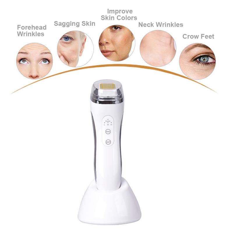 RF Радиочастотный лифтинг-машина для лица, подтяжка кожи, омоложение, удаление морщин, точечный матричный радиочастотный массажер для лица