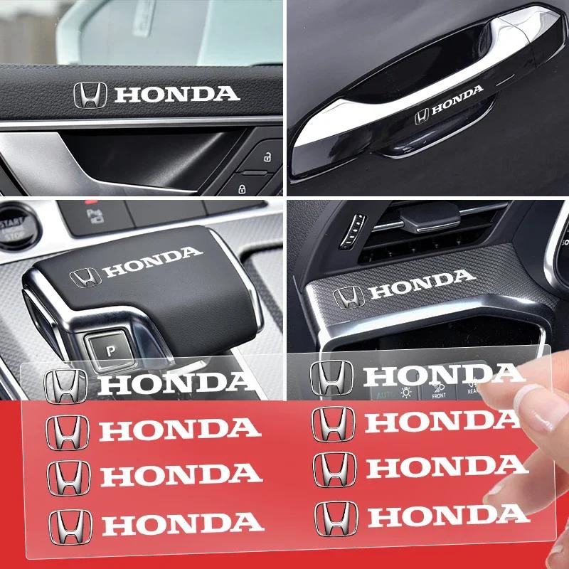 Подходит для автомобиля Новая Honda 2/5/10 шт. Случайные наклейки в салон автомобиля Стикеры для руля автомобиля Для Honda Civic Accord CRV HRV Fit J
