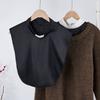 Solid Color Fake Collar Brushed False Collar Base Decorative Detachable Shirt Collar  Home Wear