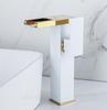 HLK Factory Supplier Automatically Intelligent Color-changing Brass Basin Faucet Popular Cold and Hot Water Household Faucet