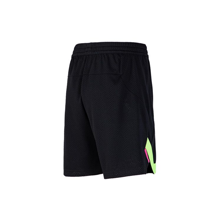 Li Ning Sports Баскетбольная серия Повседневные дышащие баскетбольные шорты Мужские шорты Черный AAPR209-1