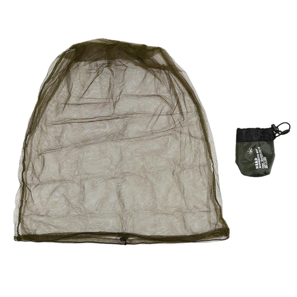 Outdoor Mosquito Head Mesh Nets  Gardening Hat with Storage Bag Insect-Proof Hat for Hiking Camping Fishing Outdoor Mosquito Head Mesh Nets