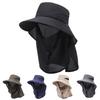 Hat Men's Outdoor Mountaineering Sunshade Fisherman Hat Summer Big Brim Breathable Sunscreen Fishing Hat