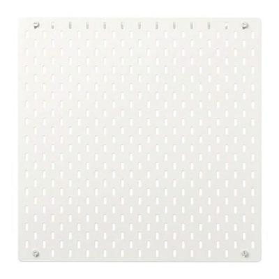 Перфорированная панель IKEA SKADIS, 56x56 см, Белый (303.208.06)